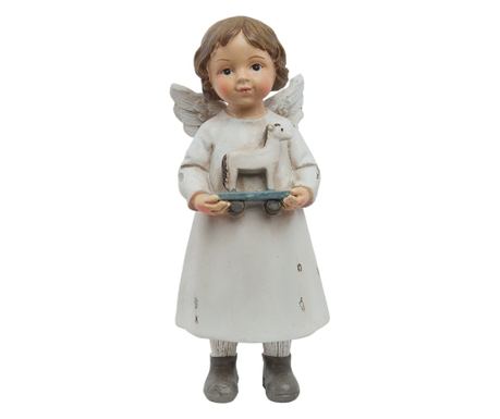 Angyal figura polyresin 6x5x14 cm