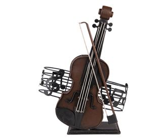Steklena podpora iz rjavega železa Violina 24x12x31 cm