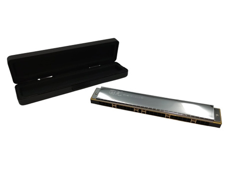 IdeallStore® fém zenedoboz, Performance Harmony, rozsdamentes acél, 20,5 cm, ezüst