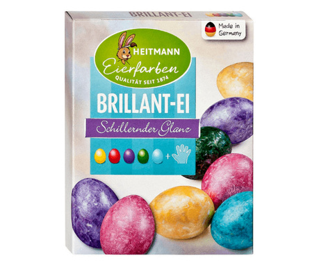 HEITMANN 5 цвята течни бои за яйца, Брилянт
