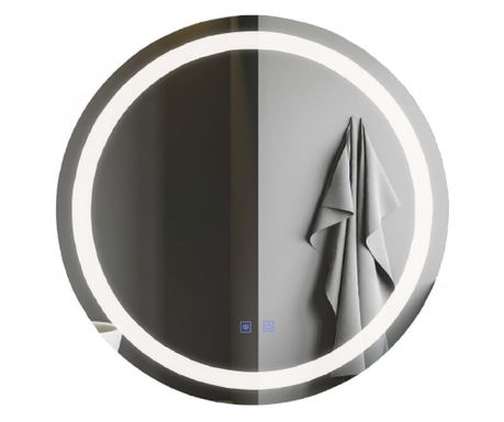 Oglinda LED si Touch, 60 x 60 cm, Functie Dezaburire, Smack