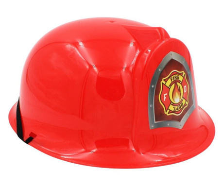 Jucărie interactivă cască pompier culoare roșu