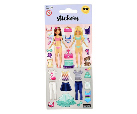 Set stickere Dress-Up Girls 31 bucati