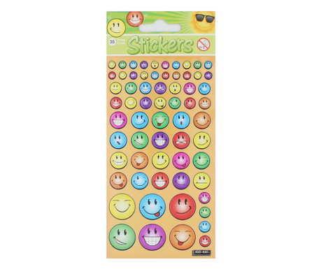 Set stickere Puffy Faces 65 bucati