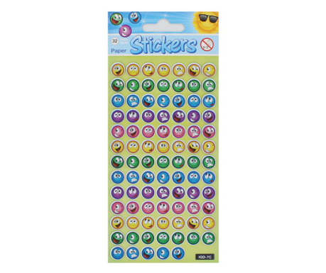 Set stickere Happy Faces 89 bucati