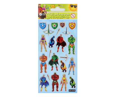 Set stickere Four Superheroes