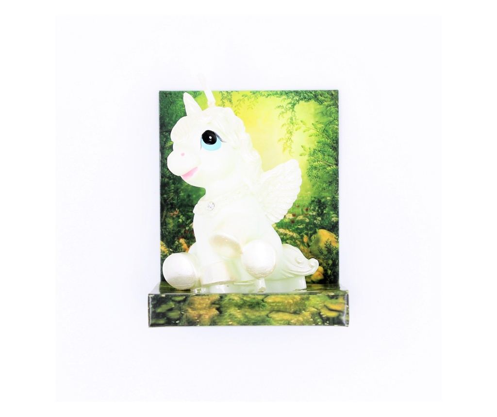 Dekorativna svijeća figurica - Jednorog 4x5x8 cm - 3