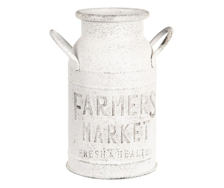 Dekor tejes kanna antik fehér Farmers Market