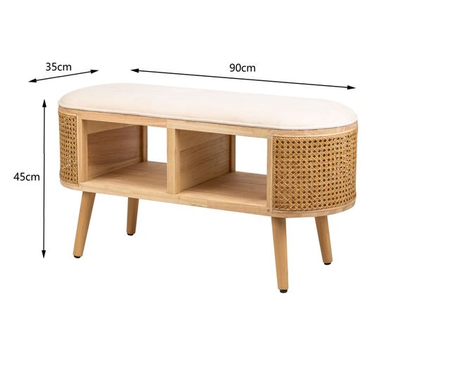 Banca ISUMI Nordlys 90 x 35 x 45.5 cm