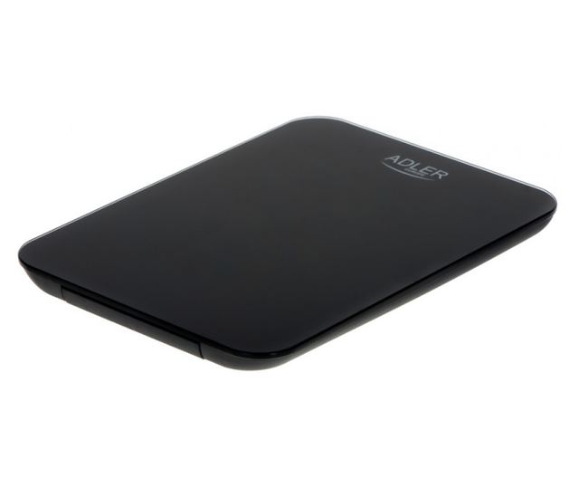 Кухненска везна с USB Adler AD 3167B, 10 кг, IPX5, g, lb:oz, ml, Черен