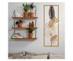 Decoratiune de perete Metal Nazo, Multicolor, 90x5x32 cm