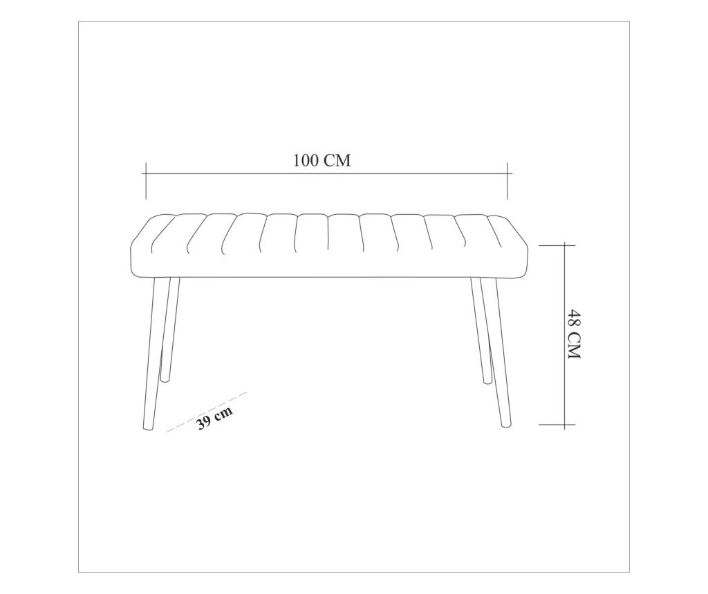 Klupa, Atlantski bor Antracit, Stormi 1053 - 3