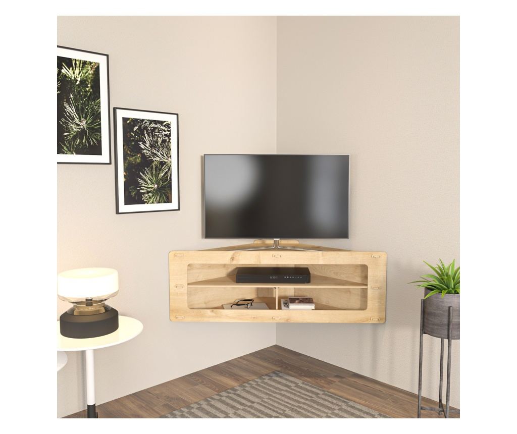 Comoda Tv Colt Lala, Stejar, 120 X 40 X 45 Cm - Vivre