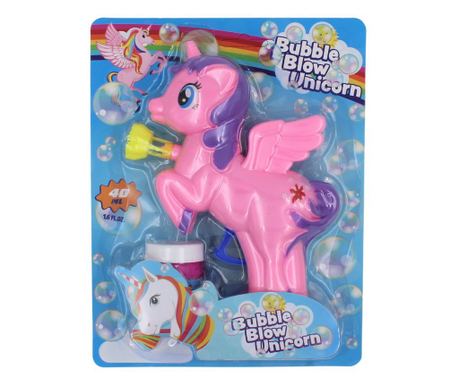 Πιστόλι φυσαλίδων Bubble Blow Unicorn ροζ
