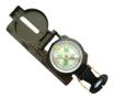 IdeallStore® fém iránytű, World Seeker, 17 cm, nagyító mellékelve, zöld