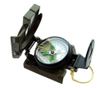 IdeallStore® fém iránytű, World Seeker, 17 cm, nagyító mellékelve, zöld