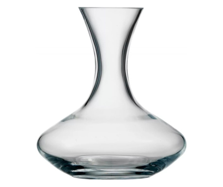 Carafa din sticla clara, decantor de vin, volum de 750 ml, pentru aerarea vinului rosu