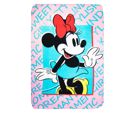 Patura Minnie Mouse Happy, 100x150 cm