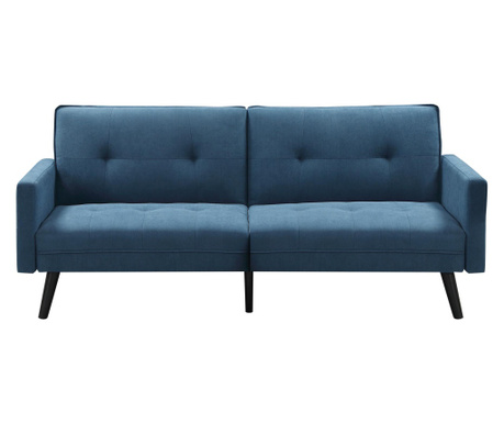 Sofa na rasklapanje sa otomanom, boja: plava