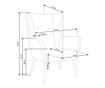 Stolica COTTO  76 cm x 73 cm x 99 cm