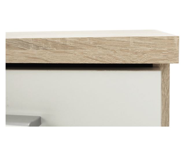 Eustach fehér sonoma tölgy íróasztal 137x60x76 cm