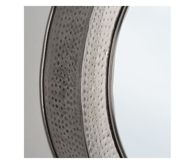 Lustro ścienne Adara 80x11 cm w srebrnej ramie