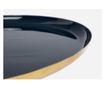 Masuta Cafea Metal Albastru Auriu Nalima Ø 40.5 Cm X 45.5 H