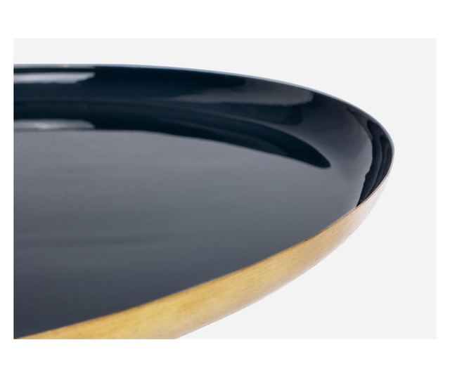 Masuta Cafea Metal Albastru Auriu Nalima Ø 40.5 Cm X 45.5 H
