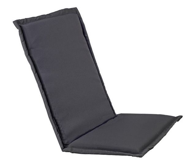 Vrtni jastuk za sjedalo od sive olefin tkanine 45 cm x 94 cm x 3 h