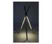 Természetes bambusz lámpa LED Arushával 51 cm x 47 cm x 109 h