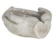Ghiveci din ceramica bej 18x16x9 cm