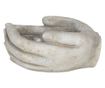 Ghiveci din ceramica bej 18x16x9 cm