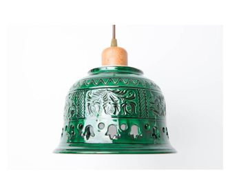 Pendul Deco Republic "Radacini - Laleaua" E27, 1x60W, ceramica autentica Corund