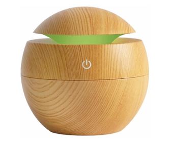 Difuzor de Arome si Umidificator Ultrasunic Aromaterapie BellFyd®, Led Multicolor 7 culori, 130 ml capacitate, Autonomie pana la
