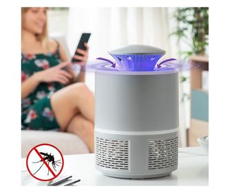 Lampa Anti Insecte cu Lumina UV si functie de aspirare, BellFyd® pentru interior si exterior, Acoperire 20-50 m², 12 x 19 cm