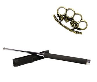 Set teleskopskih štapova 65 cm srebrni + kutija za lubanju