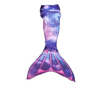 Στολή Γοργόνας THK®, Μπλε, Κόκκινο, Indigo, 110 cm