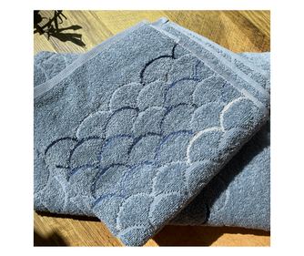 Prosop de baie 70 x 140 cm Studio Casa Ocean, 100% Bumbac, 500 gsm, Blue