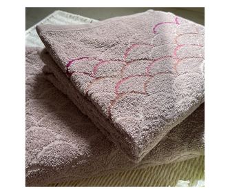Prosop de baie 30 x 50 cm Studio Casa Ocean, 100% Bumbac, 500 gsm, Liliac