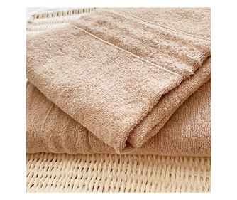 Prosop de baie 50 x 90 cm Studio Casa Shadow, 100% Bumbac, 400 gsm, Beige