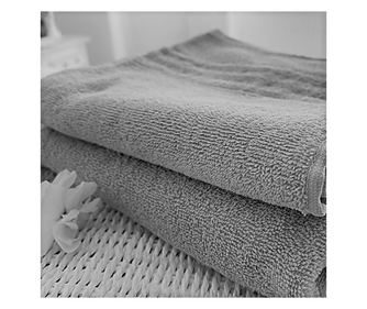 Prosop de baie 30 x 50 cm Studio Casa Shadow, 100% Bumbac, 400 gsm, Gri