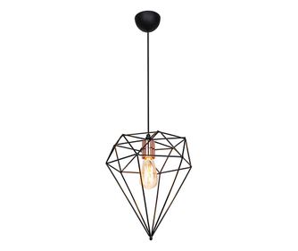 Лампа 1022 Ε27 черен метал D30x81см