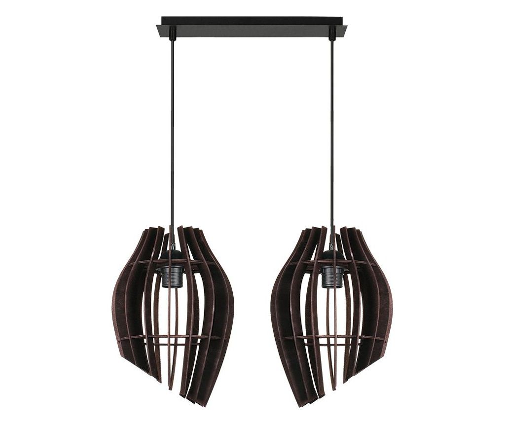 Tulip Pendant Lamp, Wenge, 2xE27