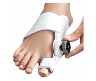 Corector de Monturi Tech Love, pentru Repozitionare Deget mare la Picioare si Hallux Valgus, Ajustabil, Alb