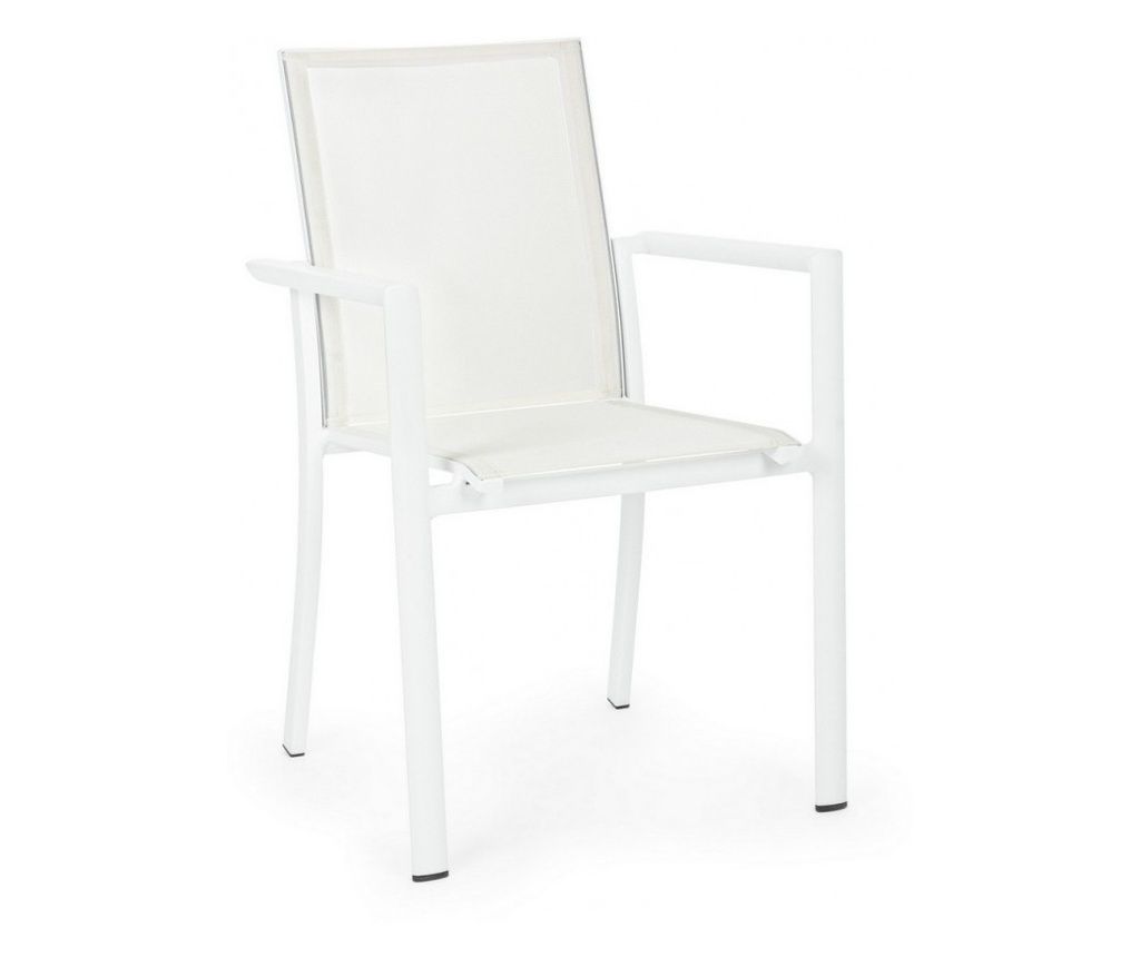 4 darabos fehér Konnor szék szett, 56,2x60x88 cm