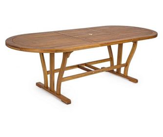 Masa extensibila lemn maro Noemi 240x100x74 cm