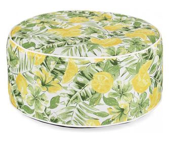 Σετ 2 Lemon φουσκωτά σκαμπό 53x23 cm