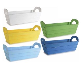 Set od 5 drvenih kutija za pohranu 31.5x12.5x9 cm