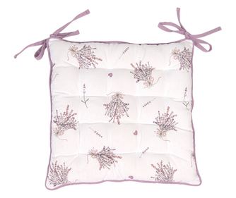 Set od 6 jastučića za stolice Lavanda Cotton, 40x40x4 cm