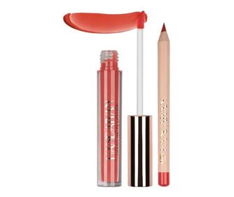 Matt folyékony rúzs és ajakceruza készlet, Handaiyan Lips Kit, matt, 06